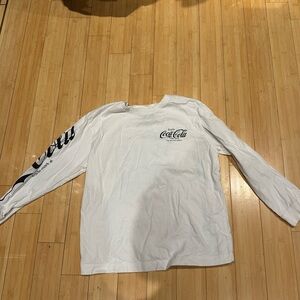 Zara White Coca-Cola Collaboration Shirt